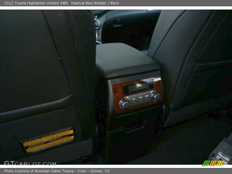 Nautical Blue Metallic / Black 2012 Toyota Highlander Limited 4WD