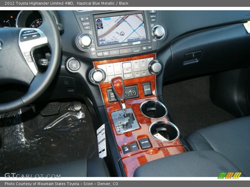 Nautical Blue Metallic / Black 2012 Toyota Highlander Limited 4WD