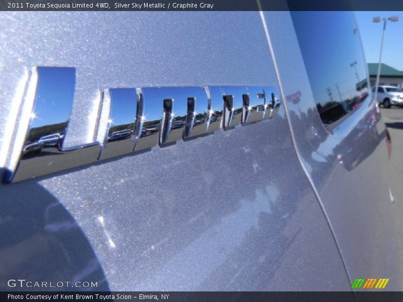 Silver Sky Metallic / Graphite Gray 2011 Toyota Sequoia Limited 4WD