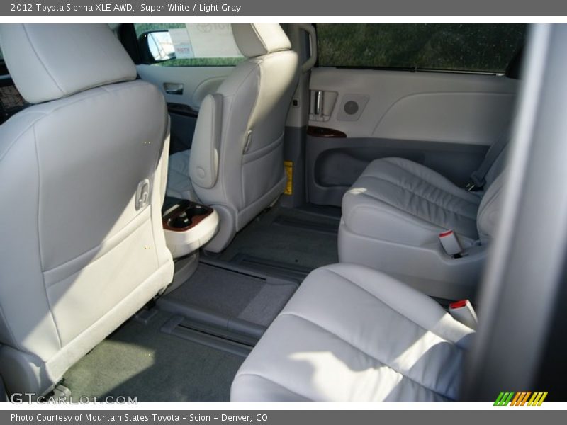 Super White / Light Gray 2012 Toyota Sienna XLE AWD