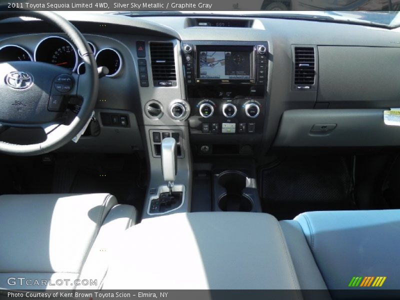 Silver Sky Metallic / Graphite Gray 2011 Toyota Sequoia Limited 4WD