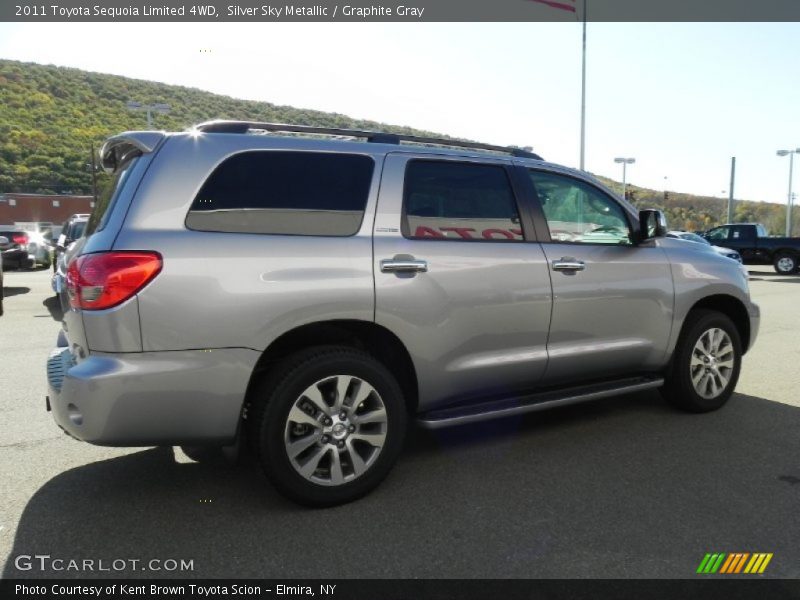 Silver Sky Metallic / Graphite Gray 2011 Toyota Sequoia Limited 4WD
