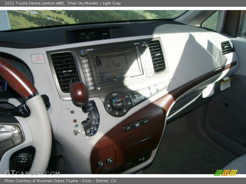 Silver Sky Metallic / Light Gray 2012 Toyota Sienna Limited AWD