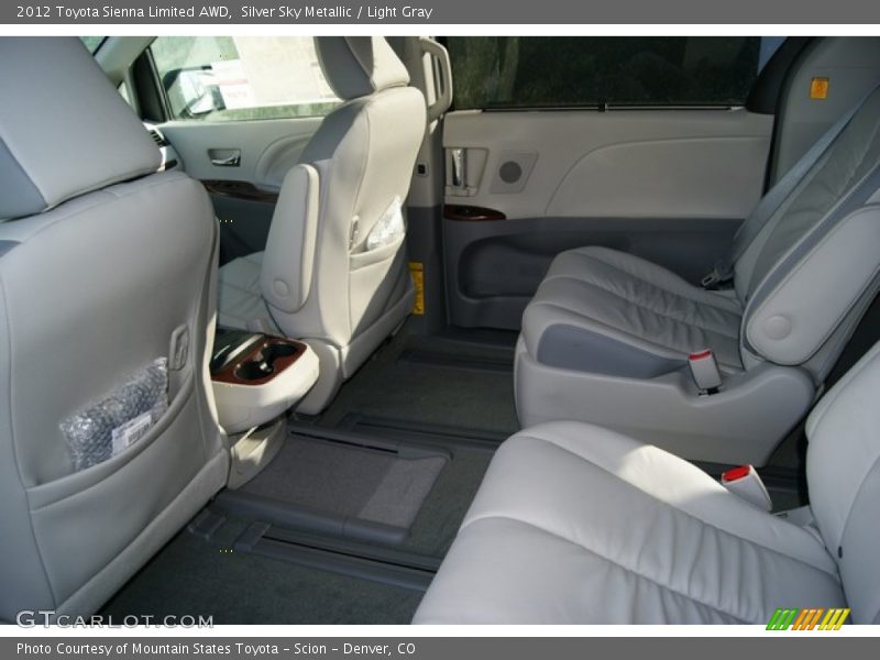 Silver Sky Metallic / Light Gray 2012 Toyota Sienna Limited AWD