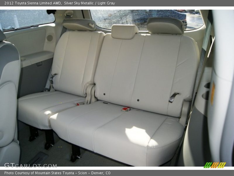 Silver Sky Metallic / Light Gray 2012 Toyota Sienna Limited AWD