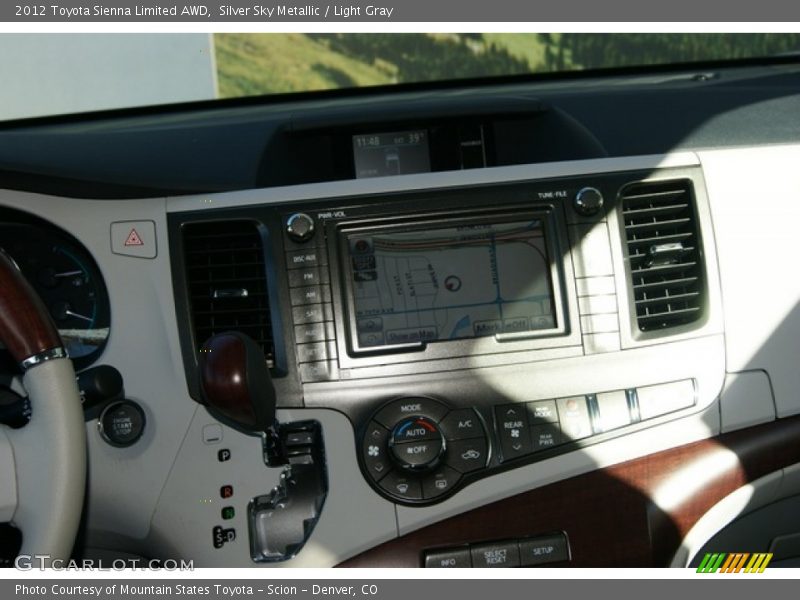 Silver Sky Metallic / Light Gray 2012 Toyota Sienna Limited AWD