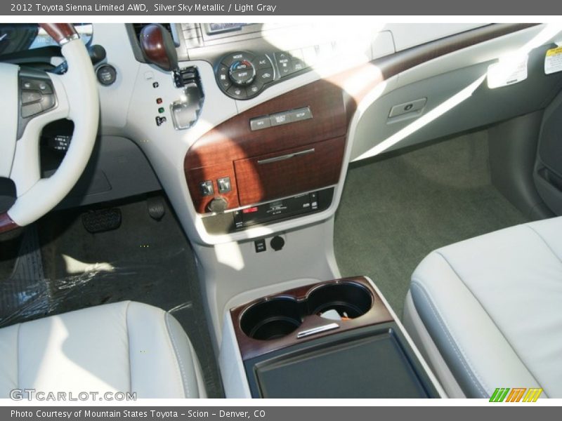 Silver Sky Metallic / Light Gray 2012 Toyota Sienna Limited AWD