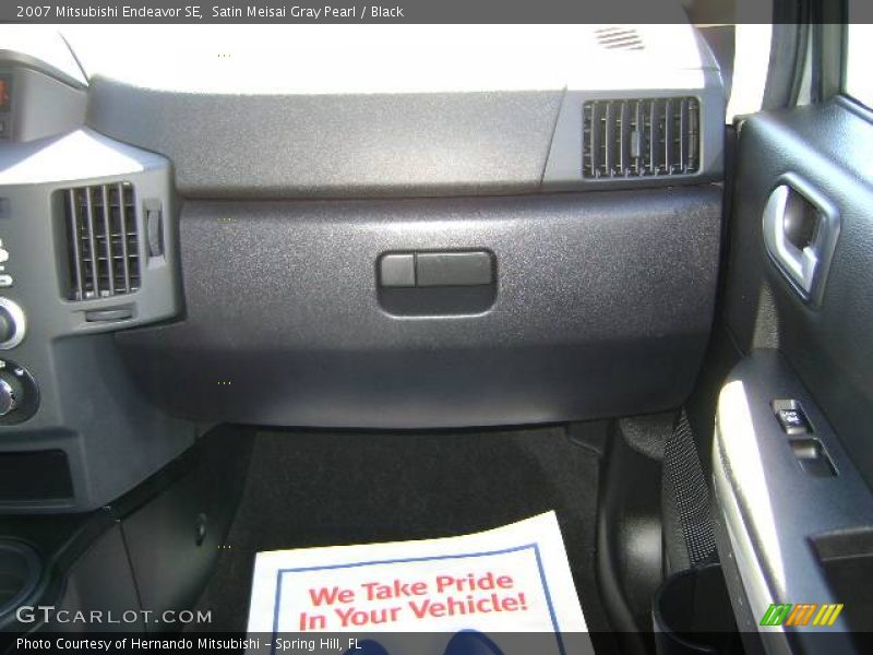 Satin Meisai Gray Pearl / Black 2007 Mitsubishi Endeavor SE
