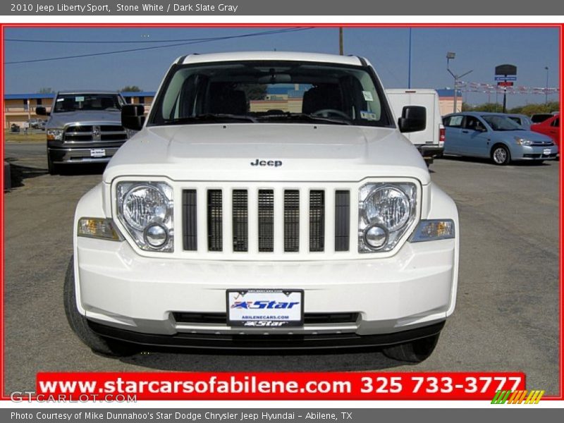 Stone White / Dark Slate Gray 2010 Jeep Liberty Sport