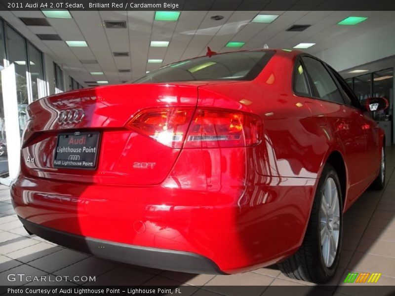 Brilliant Red / Cardamom Beige 2011 Audi A4 2.0T Sedan