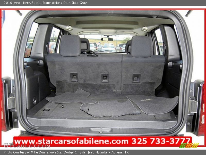 Stone White / Dark Slate Gray 2010 Jeep Liberty Sport