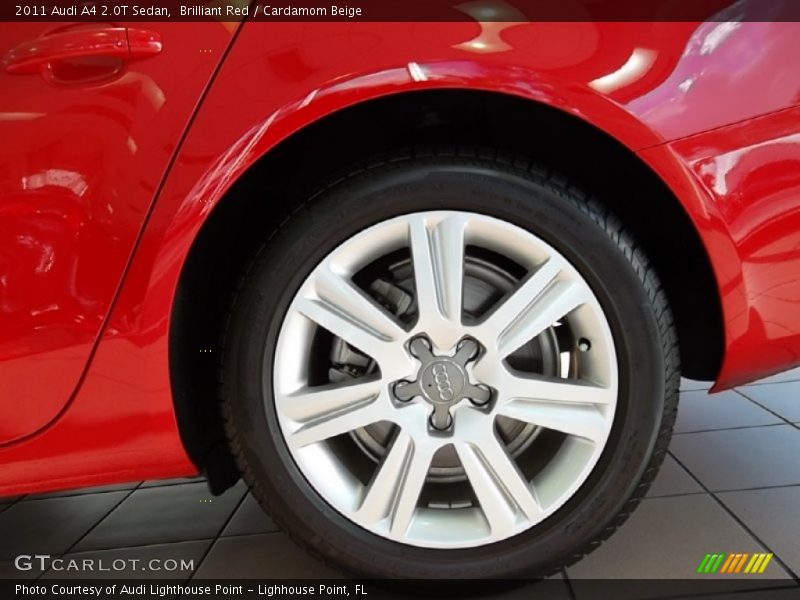 Brilliant Red / Cardamom Beige 2011 Audi A4 2.0T Sedan