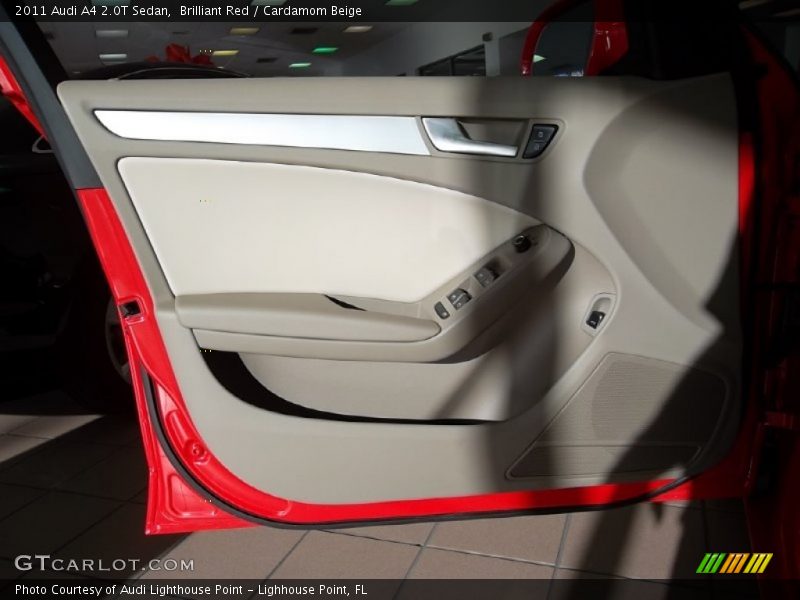 Brilliant Red / Cardamom Beige 2011 Audi A4 2.0T Sedan