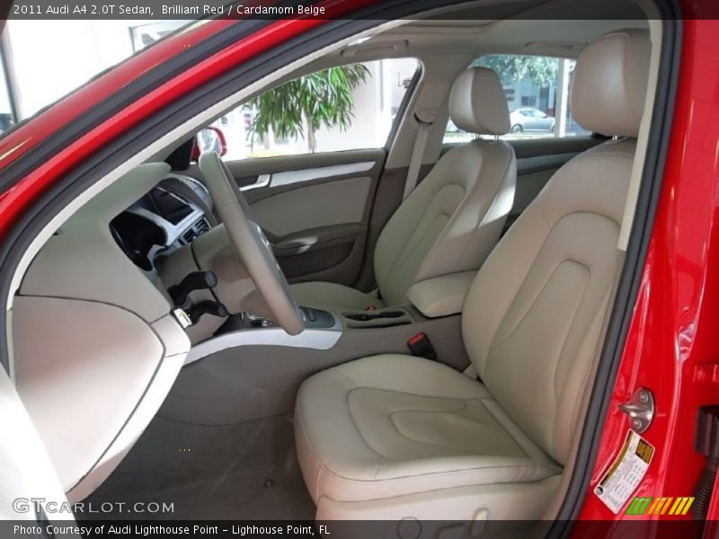 Brilliant Red / Cardamom Beige 2011 Audi A4 2.0T Sedan