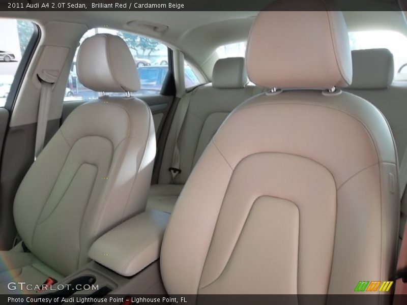 Brilliant Red / Cardamom Beige 2011 Audi A4 2.0T Sedan