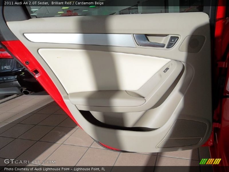 Brilliant Red / Cardamom Beige 2011 Audi A4 2.0T Sedan