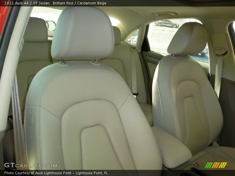 Brilliant Red / Cardamom Beige 2011 Audi A4 2.0T Sedan