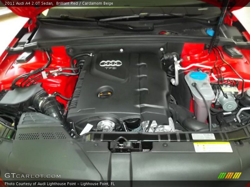 Brilliant Red / Cardamom Beige 2011 Audi A4 2.0T Sedan