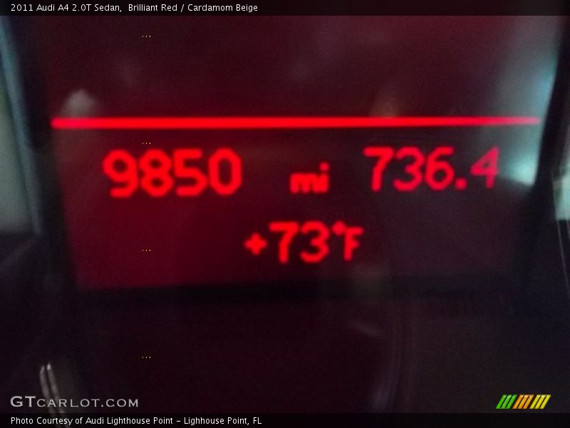 Brilliant Red / Cardamom Beige 2011 Audi A4 2.0T Sedan