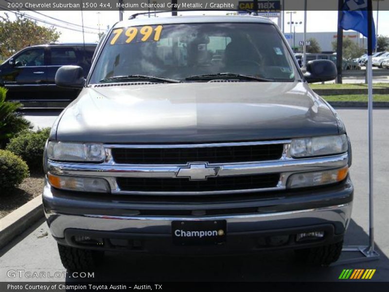 Medium Charcoal Gray Metallic / Graphite 2000 Chevrolet Suburban 1500 4x4