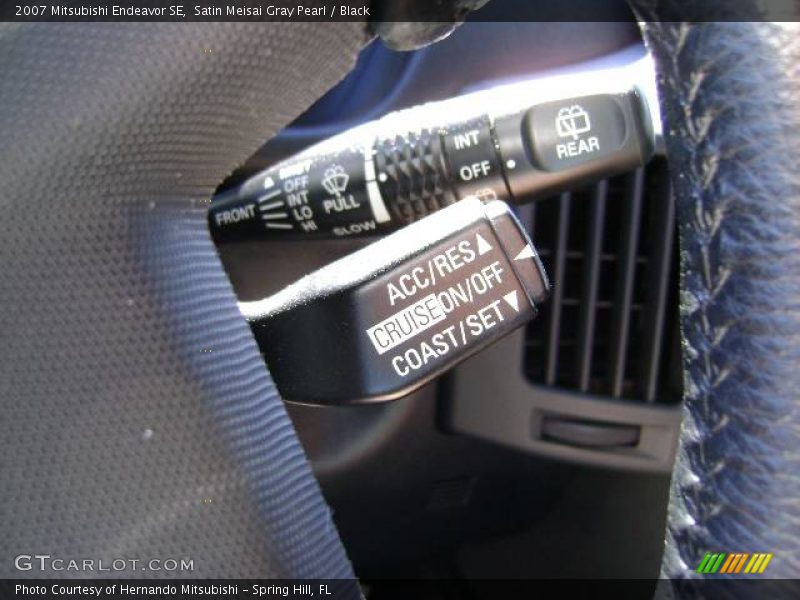 Satin Meisai Gray Pearl / Black 2007 Mitsubishi Endeavor SE