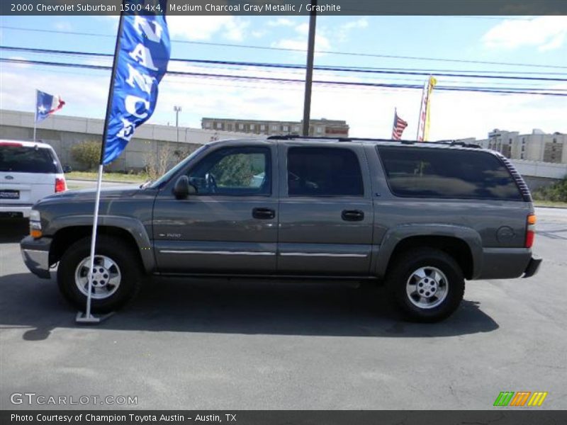 Medium Charcoal Gray Metallic / Graphite 2000 Chevrolet Suburban 1500 4x4