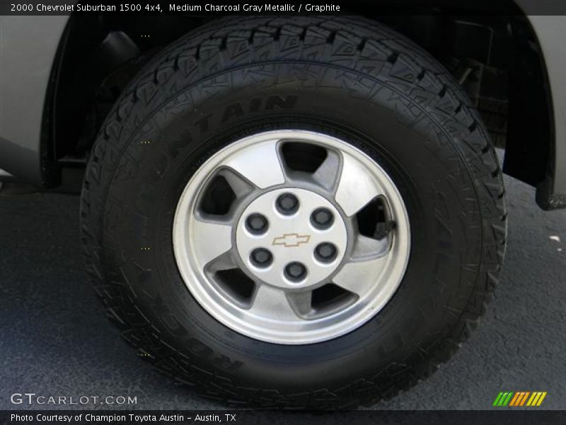 Medium Charcoal Gray Metallic / Graphite 2000 Chevrolet Suburban 1500 4x4