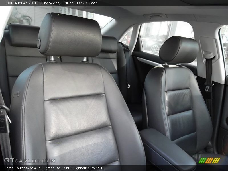Brilliant Black / Black 2008 Audi A4 2.0T S-Line Sedan
