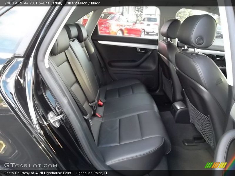 Brilliant Black / Black 2008 Audi A4 2.0T S-Line Sedan