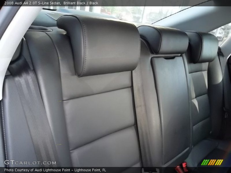Brilliant Black / Black 2008 Audi A4 2.0T S-Line Sedan