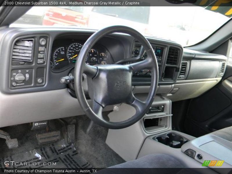 Medium Charcoal Gray Metallic / Graphite 2000 Chevrolet Suburban 1500 4x4