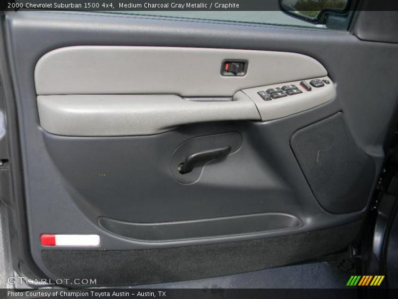 Medium Charcoal Gray Metallic / Graphite 2000 Chevrolet Suburban 1500 4x4