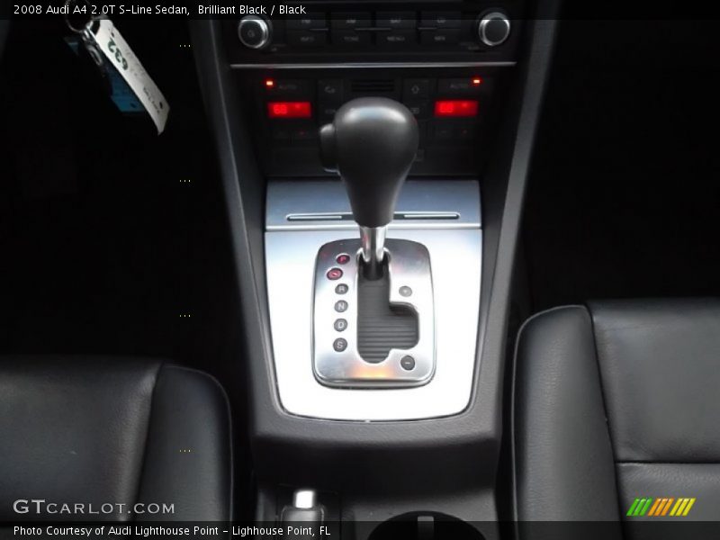Brilliant Black / Black 2008 Audi A4 2.0T S-Line Sedan