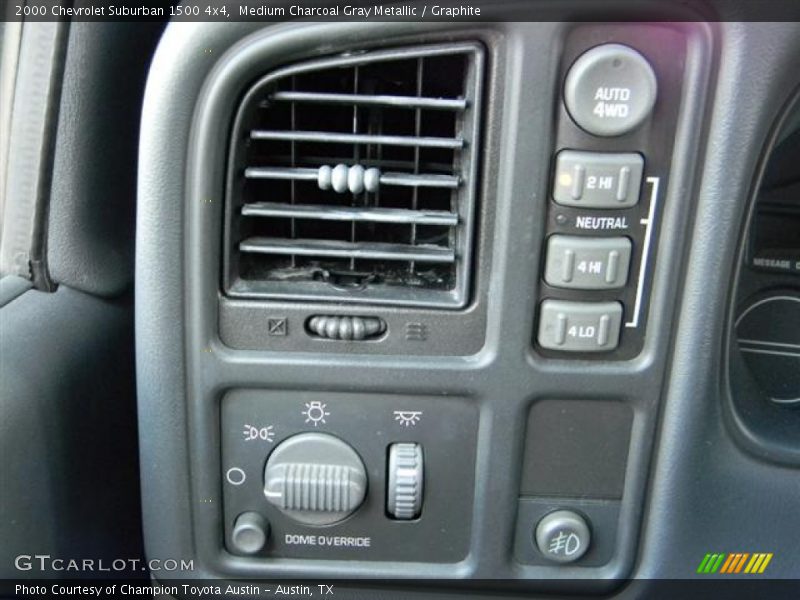 Medium Charcoal Gray Metallic / Graphite 2000 Chevrolet Suburban 1500 4x4