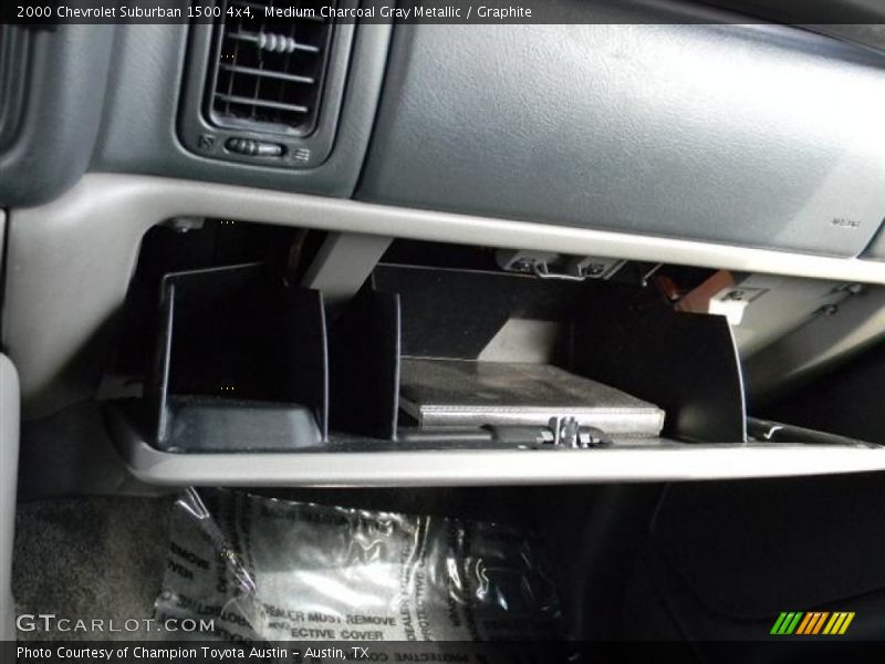 Medium Charcoal Gray Metallic / Graphite 2000 Chevrolet Suburban 1500 4x4