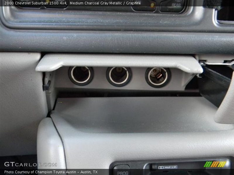 Medium Charcoal Gray Metallic / Graphite 2000 Chevrolet Suburban 1500 4x4