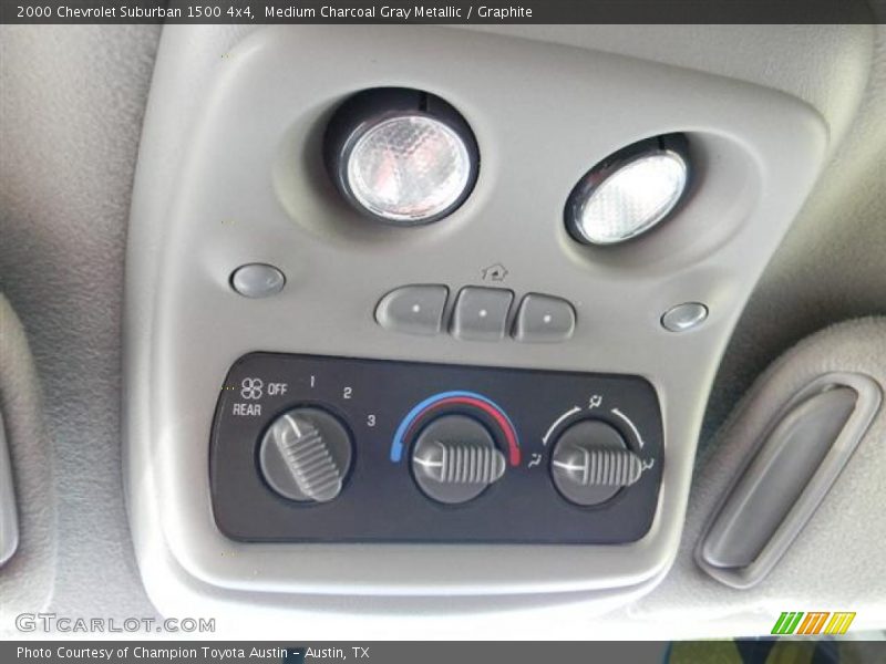 Medium Charcoal Gray Metallic / Graphite 2000 Chevrolet Suburban 1500 4x4