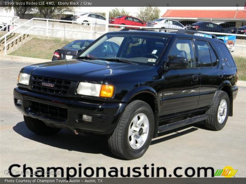 Ebony Black / Gray 1999 Isuzu Rodeo LSE 4WD