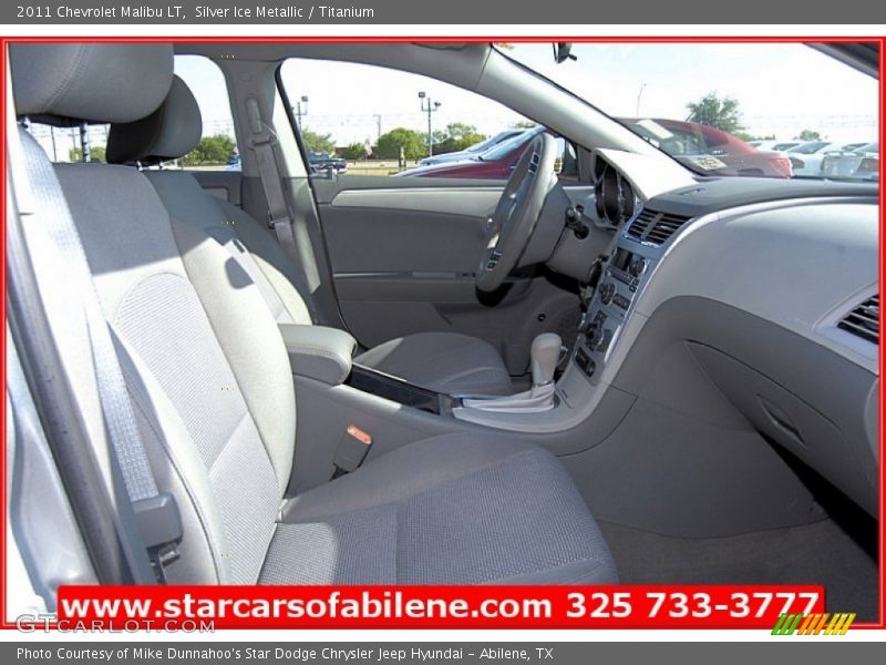 Silver Ice Metallic / Titanium 2011 Chevrolet Malibu LT