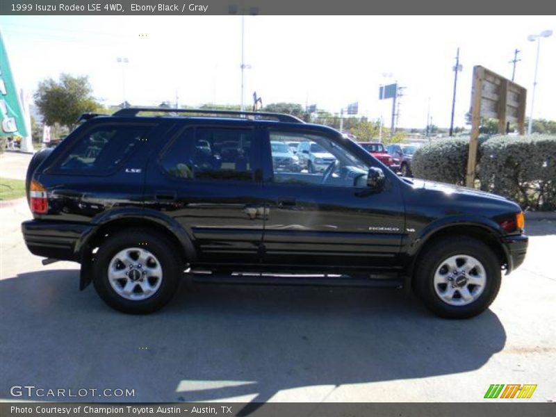 Ebony Black / Gray 1999 Isuzu Rodeo LSE 4WD