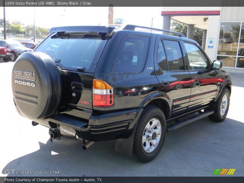 Ebony Black / Gray 1999 Isuzu Rodeo LSE 4WD