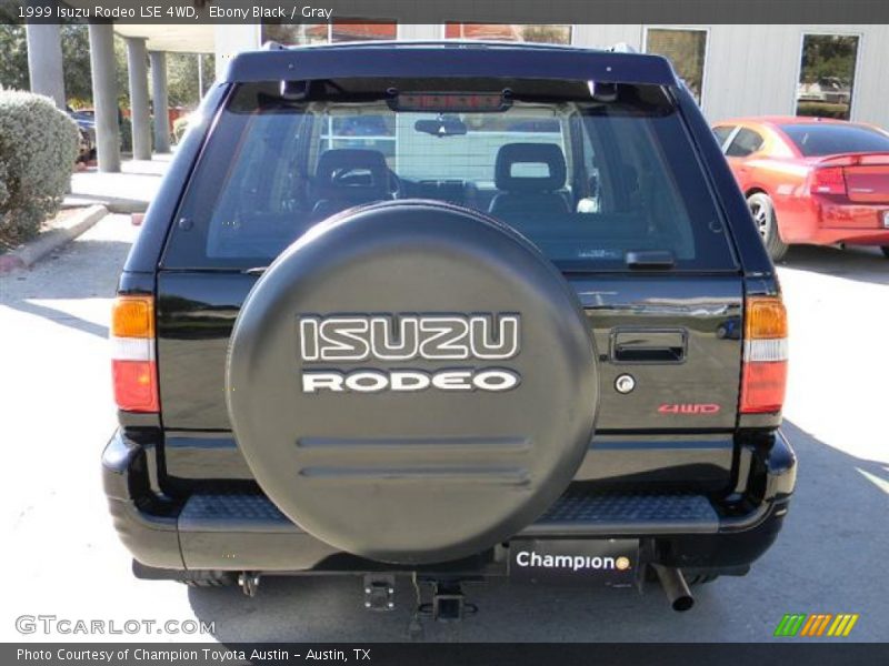 Ebony Black / Gray 1999 Isuzu Rodeo LSE 4WD