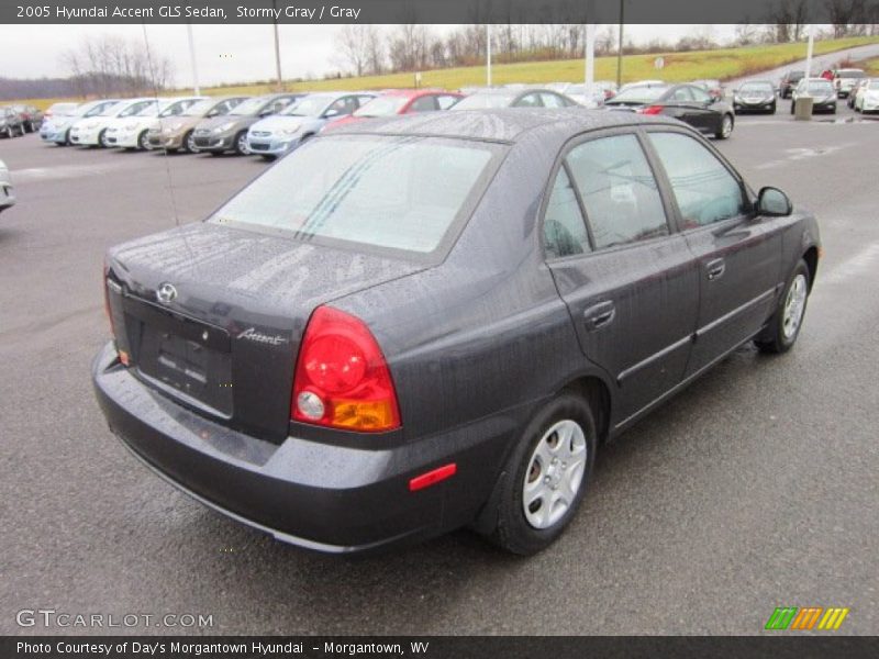 Stormy Gray / Gray 2005 Hyundai Accent GLS Sedan