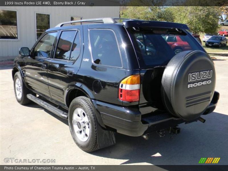 Ebony Black / Gray 1999 Isuzu Rodeo LSE 4WD