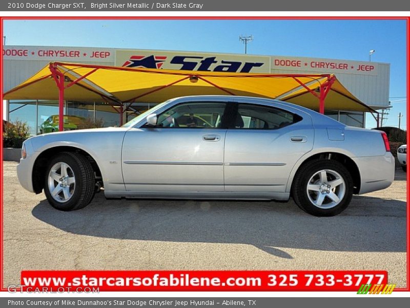 Bright Silver Metallic / Dark Slate Gray 2010 Dodge Charger SXT