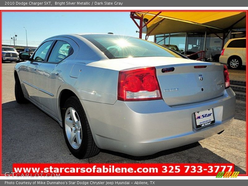 Bright Silver Metallic / Dark Slate Gray 2010 Dodge Charger SXT