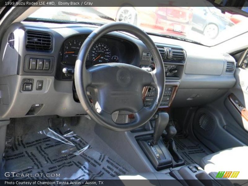 Ebony Black / Gray 1999 Isuzu Rodeo LSE 4WD