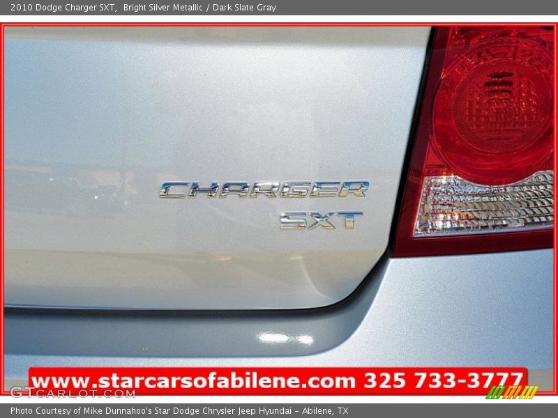 Bright Silver Metallic / Dark Slate Gray 2010 Dodge Charger SXT