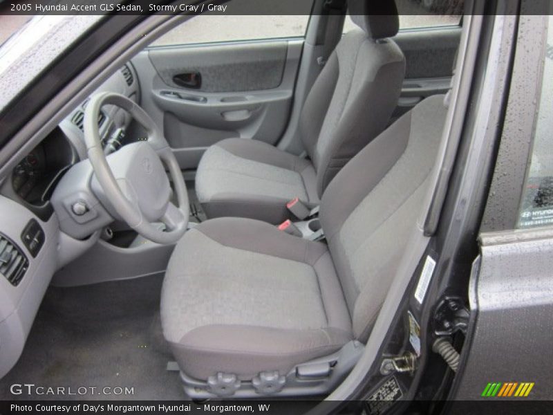 Stormy Gray / Gray 2005 Hyundai Accent GLS Sedan
