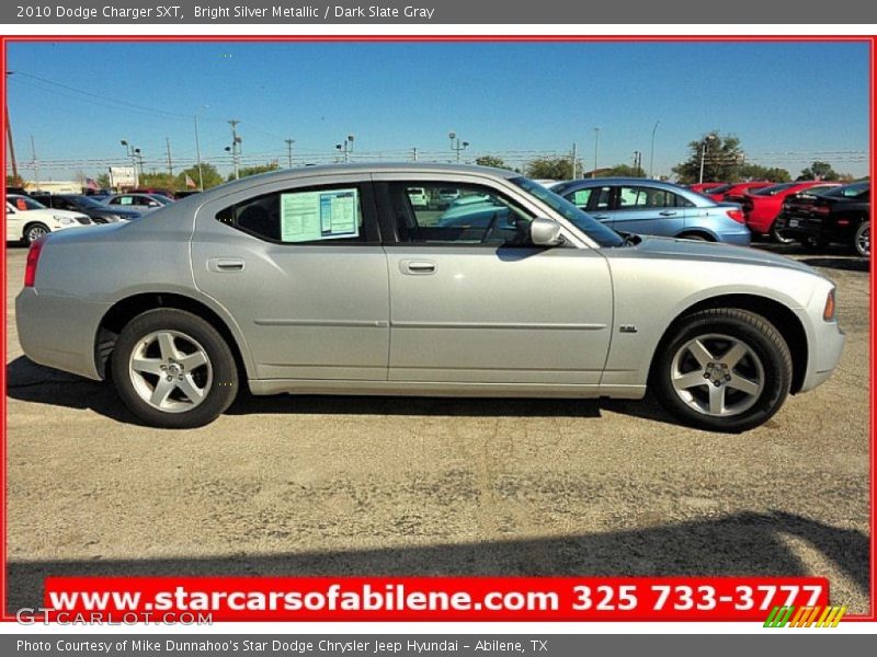 Bright Silver Metallic / Dark Slate Gray 2010 Dodge Charger SXT